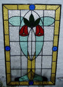 Art Nouveau Style Front Door Panel.