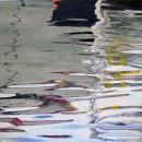 REFLECTIONS FROM A NORTHERN PORT V60 x 60 cms.