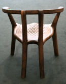 Captains chair back view