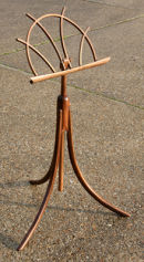 walnut music stand