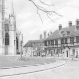 St William's College with the rear of York Minster