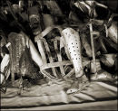 Artificial Limbs of Victims. Auschwitz Concentration Camp