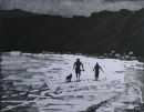 early morning walk on the beach