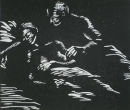 man and sleeping woman