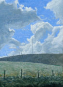 rolling clouds over the mast, winter hill