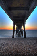 Beneath Deal Pier at Sunrise