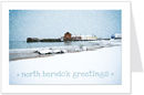 Snowy Beach 1'North Berwick Greetings'
