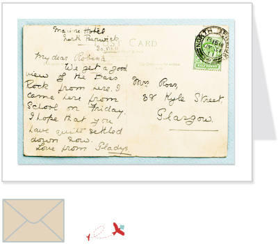 postcard from Gladys<br>ELNB:010