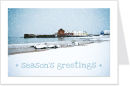 Snowy Beach 2'Season's Greetings'