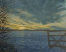 Sunset and Snow - Wells