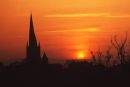 Spire Sunset