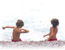 ..and we went skimming stones 