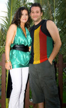 Dane Bowers & Fiance Chrissie.