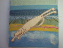 romping in the sea