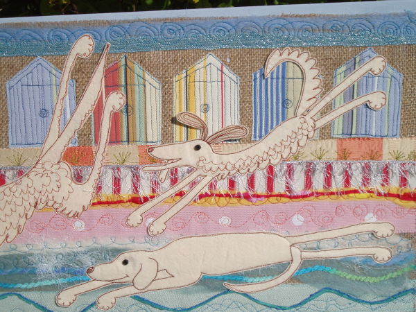 Wet dogs and sandy paws (detail 3 )