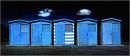 Blue Beach Huts