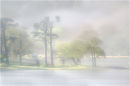 Misty Morning Lake Buttermere