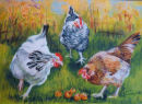 Autumn harvest. Pastel.