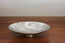 Pewter Leaf pattern bowl