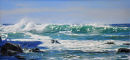 Incomming Tide North Cornwall 14x30