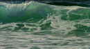 Jade Glory ,seascape,10x18 oil on panel