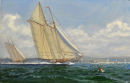 Schooner off Bembridge 4x6inch available